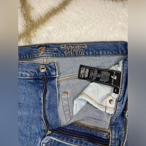 7 For All Mankind High Waist Ankle Skinny Jeans